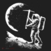 Astronaut Picking The Moon Beanie thumb 2