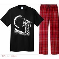 Astronaut Picking The Moon Pajama Set thumb 0