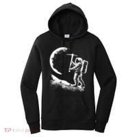 Astronaut Picking The Moon Women's Hoodie thumb 0