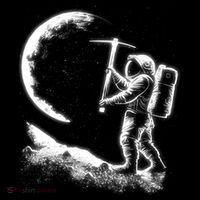 Astronaut Picking The Moon Women's Hoodie thumb 2