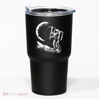 Astronaut Picking The Moon Tumbler thumb 0