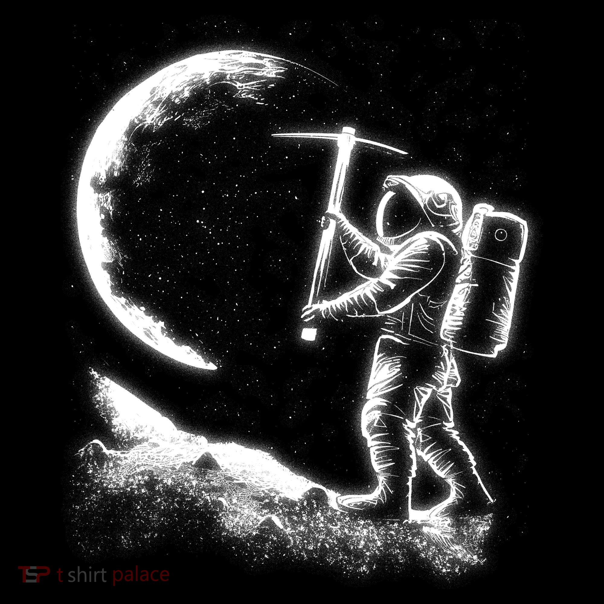 Astronaut Picking The Moon Ornament