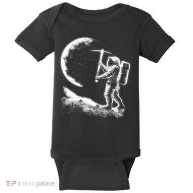 Astronaut Picking The Moon Baby Bodysuit