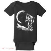 Astronaut Picking The Moon Baby Bodysuit thumb 0