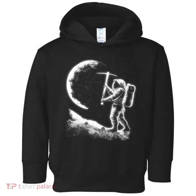 Astronaut Picking The Moon Toddler Hoodie