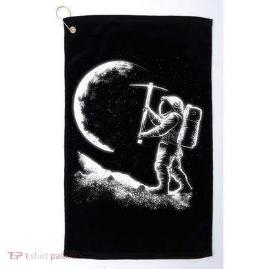Astronaut Picking The Moon Golf Towel