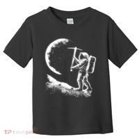 Astronaut Picking The Moon Toddler T-Shirt thumb 0