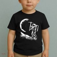 Astronaut Picking The Moon Toddler T-Shirt thumb 2