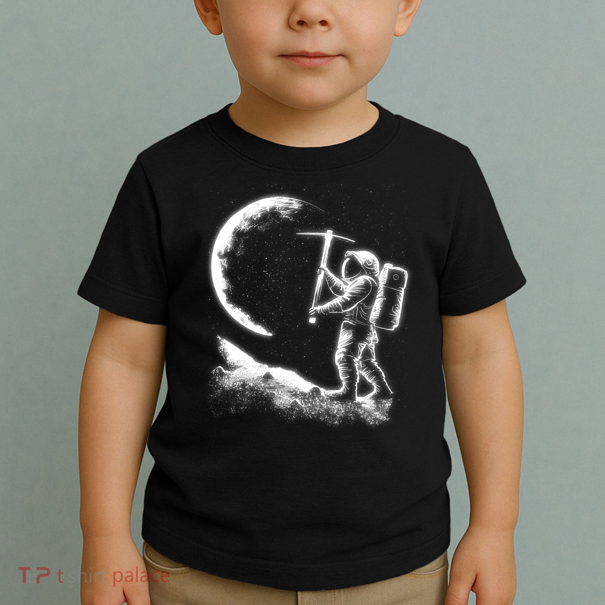 Astronaut Picking The Moon Toddler T-Shirt