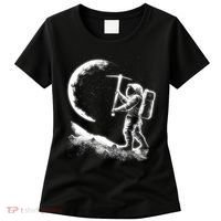 Astronaut Picking The Moon Women's T-Shirt thumb 0