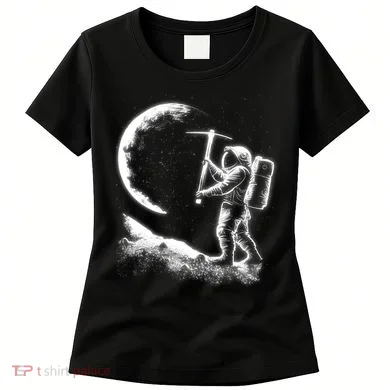 Astronaut Picking The Moon Women's T-Shirt