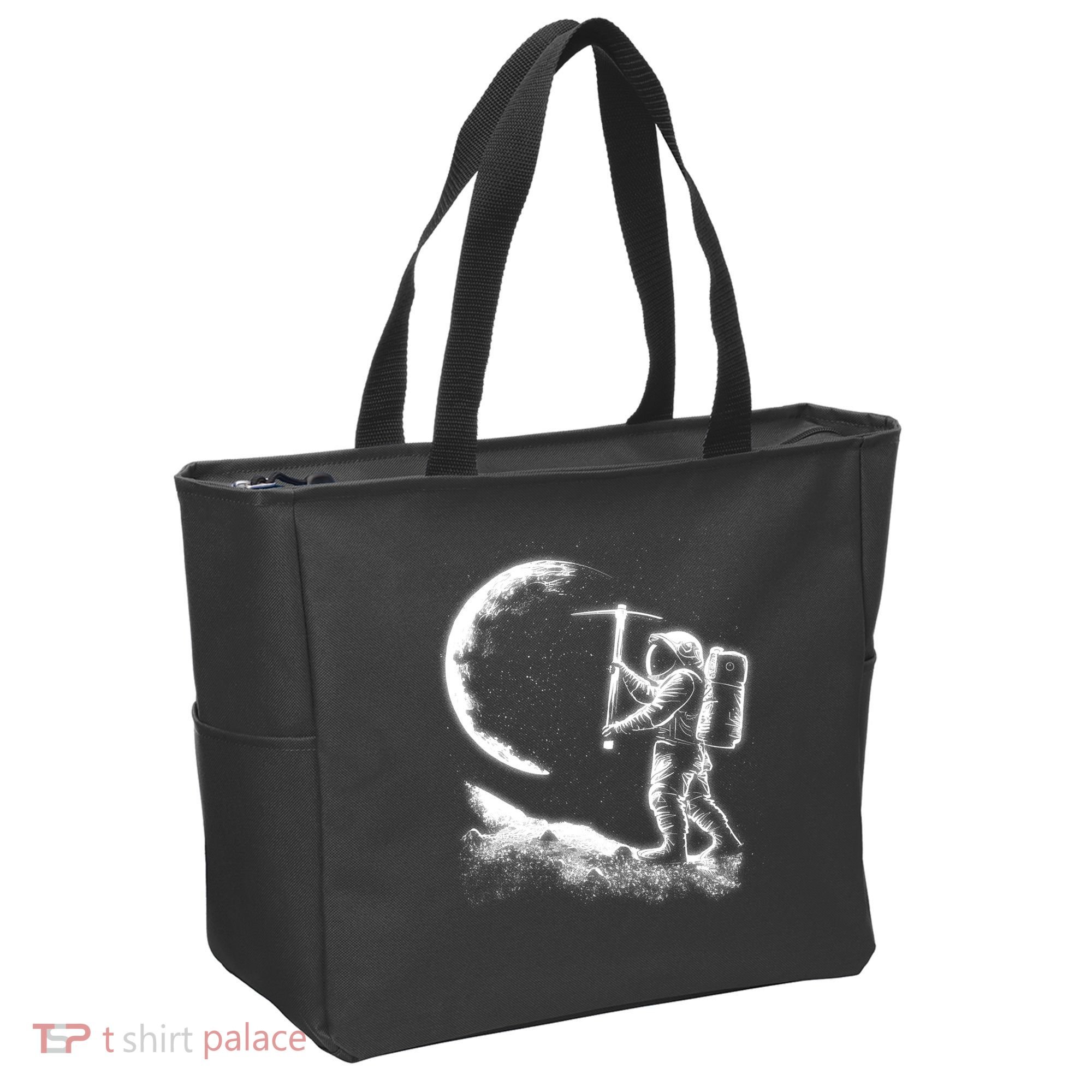 Astronaut Picking The Moon Tote Bag