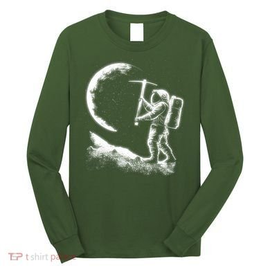 Astronaut Picking The Moon Long Sleeve Shirt