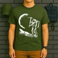 Astronaut Picking The Moon T-Shirt thumb 6
