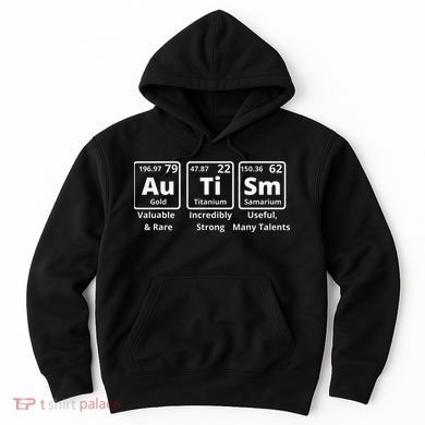 Autism Periodic Table Elements Spelling Hoodie