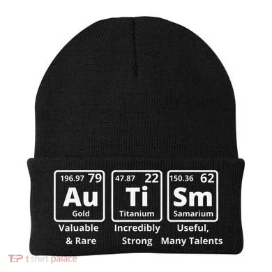 Autism Periodic Table Elements Spelling Beanie