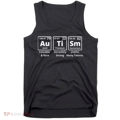 Autism Periodic Table Elements Spelling Tank Top
