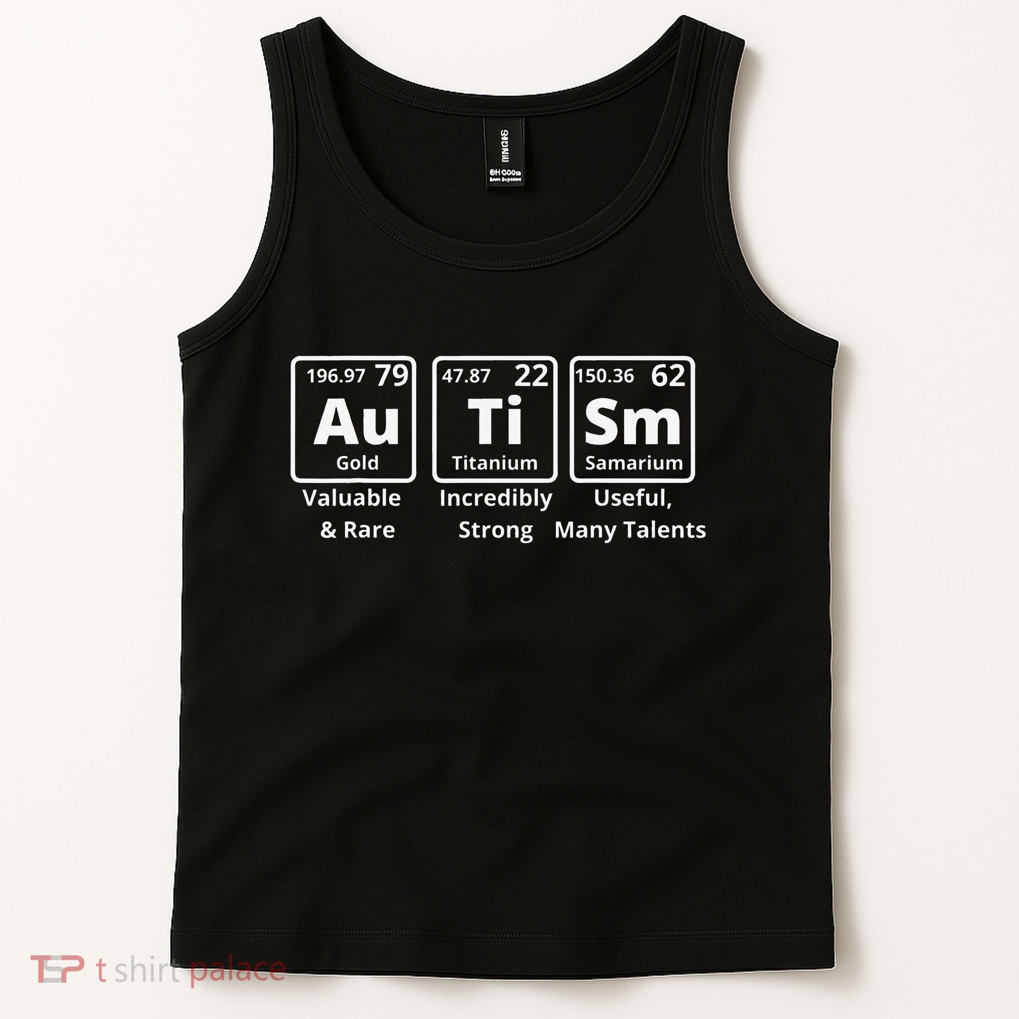 Autism Periodic Table Elements Spelling Tank Top