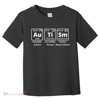 Autism Periodic Table Elements Spelling Toddler T-Shirt