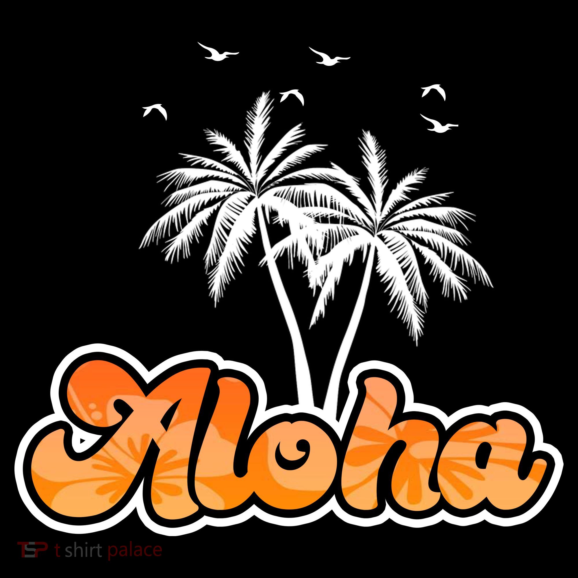 Aloha Palm Trees Hawaii Tropical Backpack