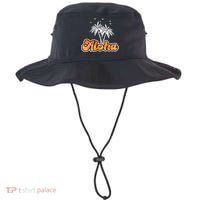 Aloha Palm Trees Hawaii Tropical Bucket Hat thumb 0