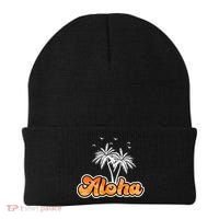 Aloha Palm Trees Hawaii Tropical Beanie thumb 0