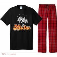 Aloha Palm Trees Hawaii Tropical Pajama Set thumb 0