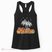 Aloha Palm Trees Hawaii Tropical Women's Tank Top thumb 0