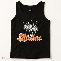 Aloha Palm Trees Hawaii Tropical Tank Top thumb 2