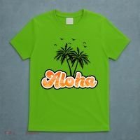 Aloha Palm Trees Hawaii Tropical T-Shirt thumb 5