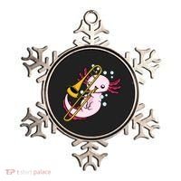 Axolotl Playing Trombone  Marching Band Trombone Ornament thumb 0