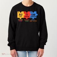 Autism Periodic Table Elements Gold Titanium Samarium Autism Awareness Women's Sweatshirt thumb 0