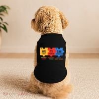 Autism Periodic Table Elements Gold Titanium Samarium Autism Awareness Doggie Tank thumb 2