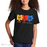 Autism Periodic Table Elements Gold Titanium Samarium Autism Awareness Kids T-Shirt thumb 2