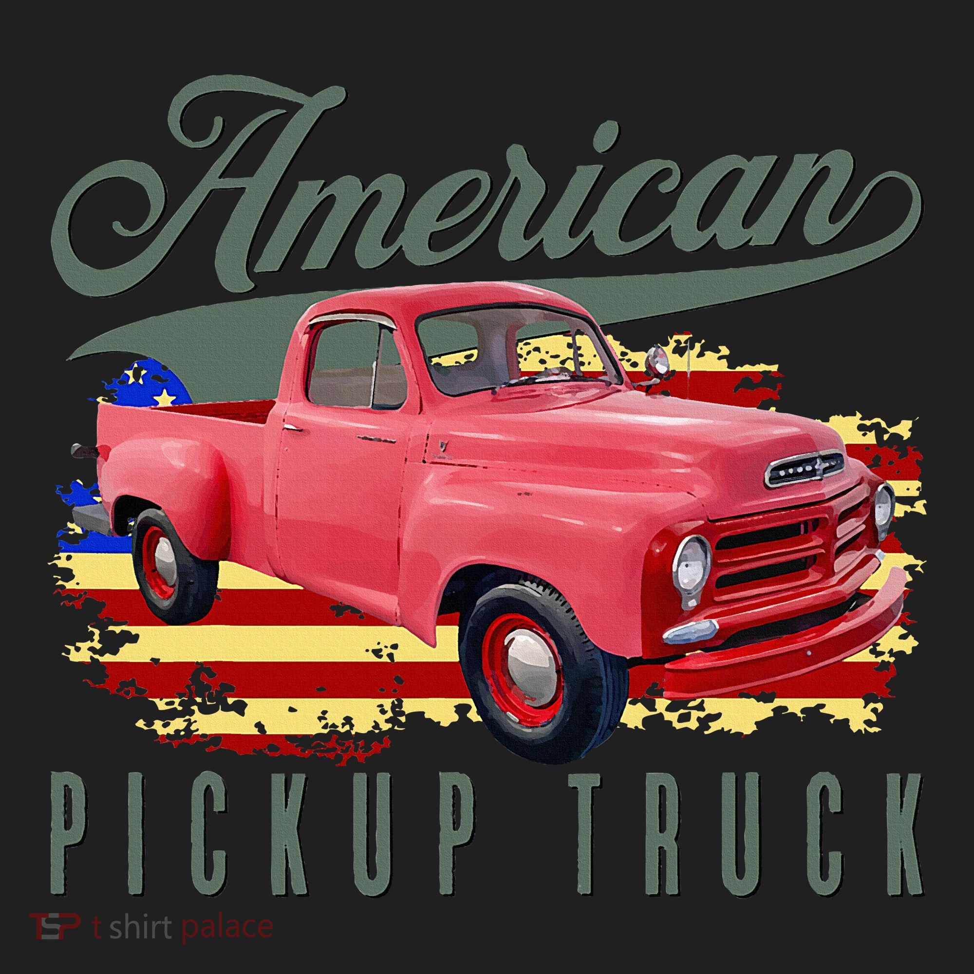American Pickup Truck Adults Teens Women's Sweatshirt