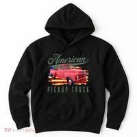 American Pickup Truck Adults Teens Hoodie thumb 0