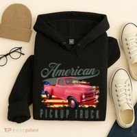 American Pickup Truck Adults Teens Hoodie thumb 4