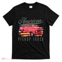 American Pickup Truck Adults Teens T-Shirt thumb 0