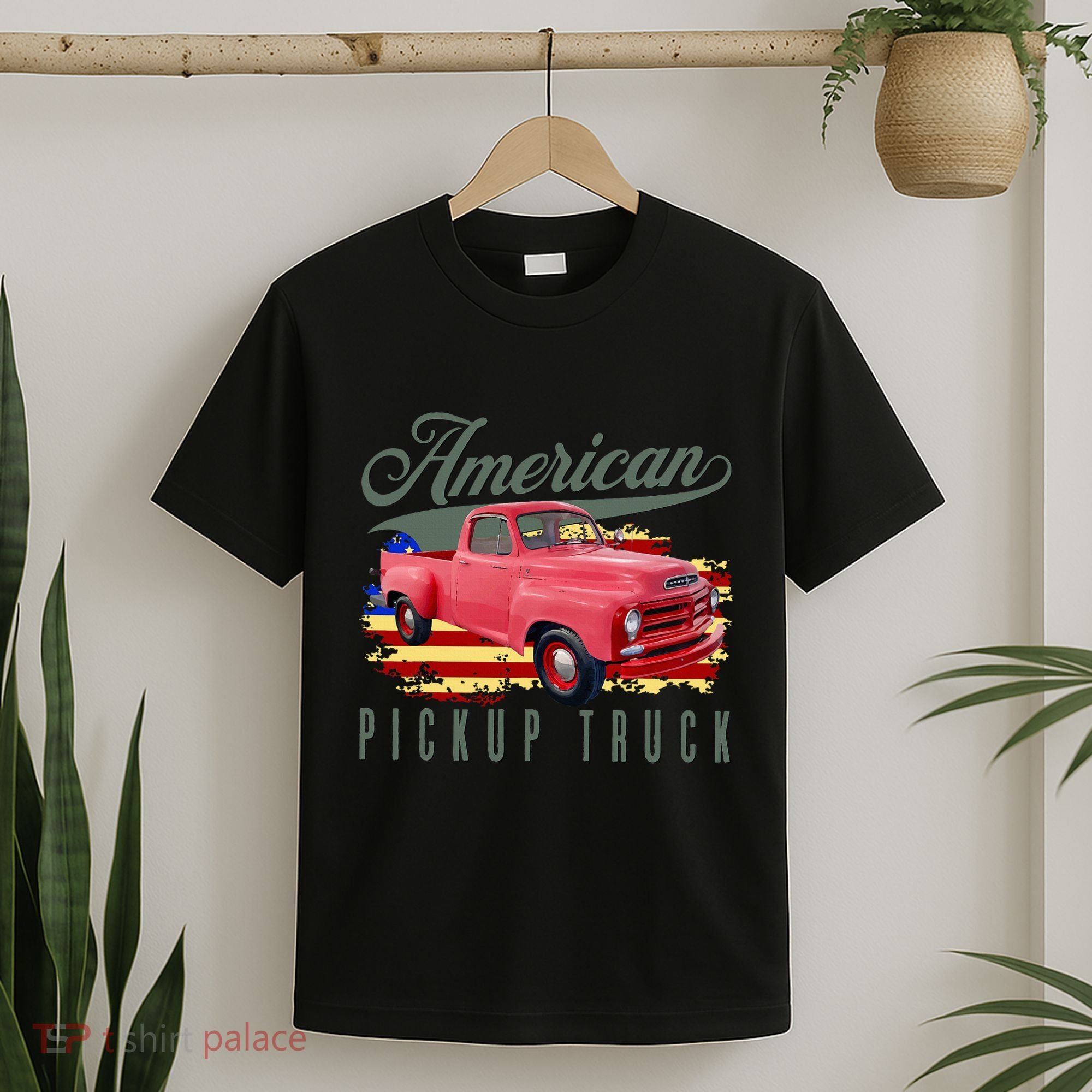 American Pickup Truck Adults Teens T-Shirt