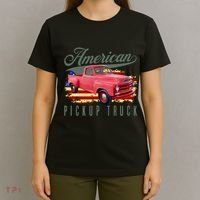 American Pickup Truck Adults Teens T-Shirt thumb 4