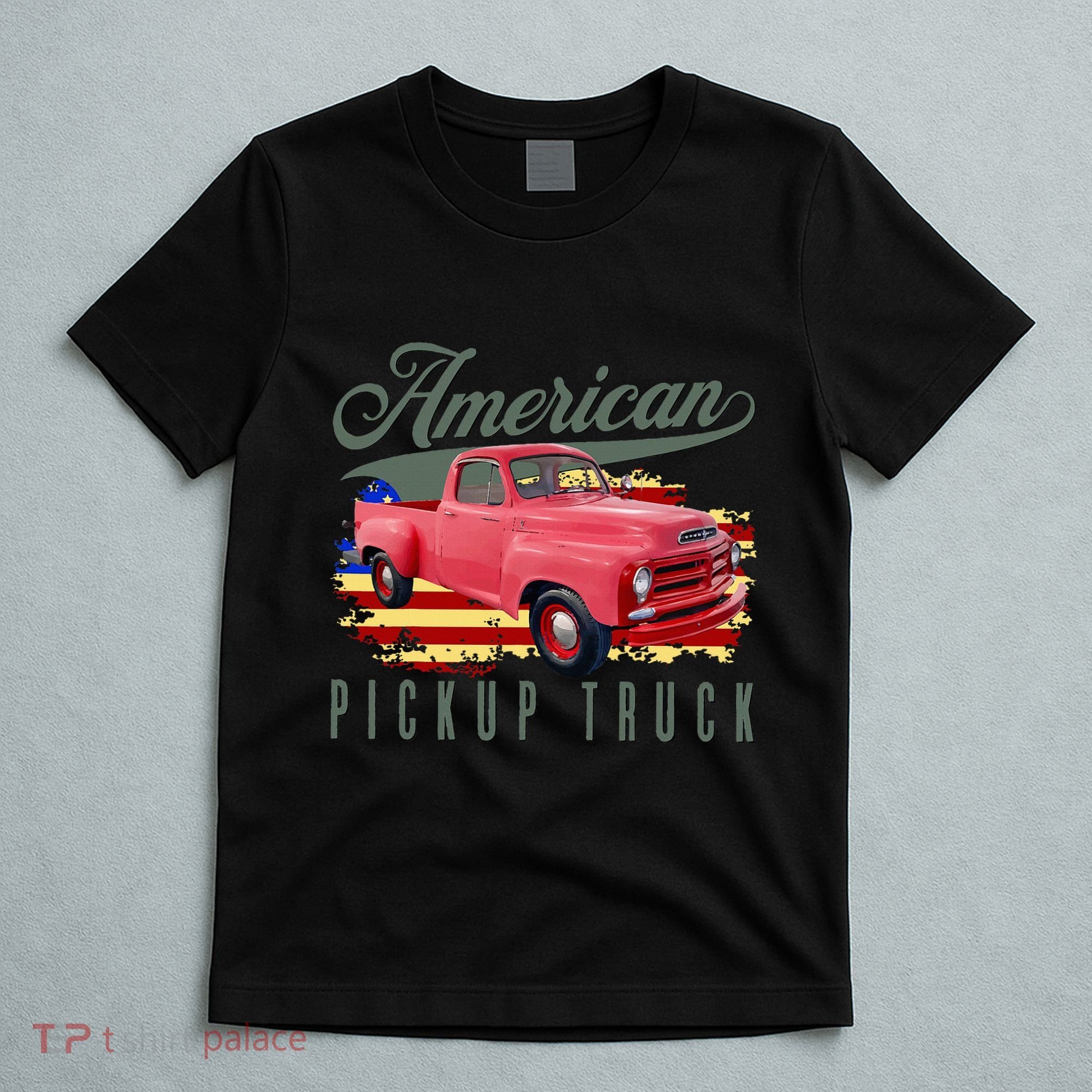 American Pickup Truck Adults Teens T-Shirt