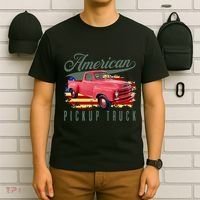 American Pickup Truck Adults Teens T-Shirt thumb 6