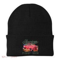 American Pickup Truck Adults Teens Beanie thumb 0