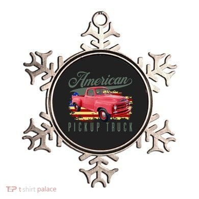 American Pickup Truck Adults Teens Ornament