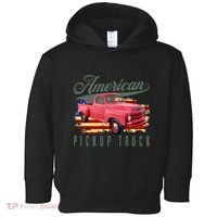 American Pickup Truck Adults Teens Toddler Hoodie thumb 0