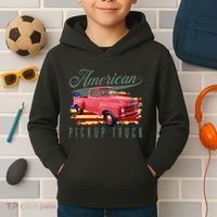 American Pickup Truck Adults Teens Kids Hoodie thumb 2
