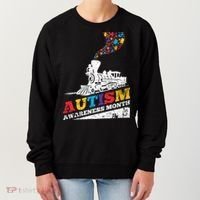 Autism Puzzle Train Toy Gift Support Autism Awareness Great Gift Women's Sweatshirt thumb 0