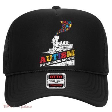 Autism Puzzle Train Toy Gift Support Autism Awareness Great Gift Hat