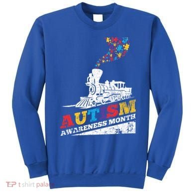 Autism Puzzle Train Toy Gift Support Autism Awareness Great Gift Sweatshirt