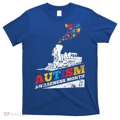 Autism Puzzle Train Toy Gift Support Autism Awareness Great Gift T-Shirt